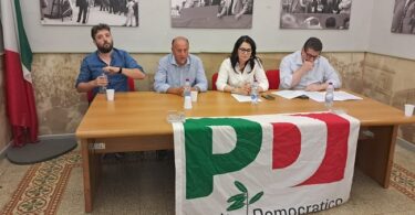 Conferenza stampa del Pd di Enna