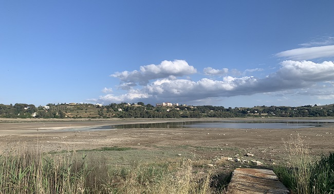 Lago di Pergusa prosciugato