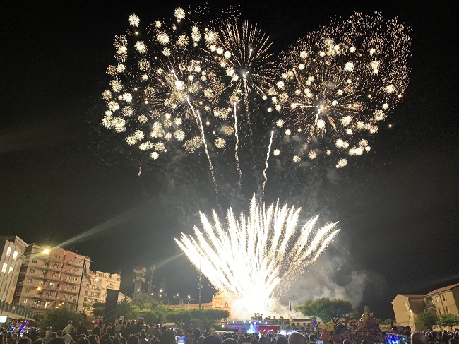 Fuochi d'artificio Enna