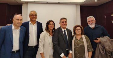 Carmerla Petralia con la segreteria regionale Cisl