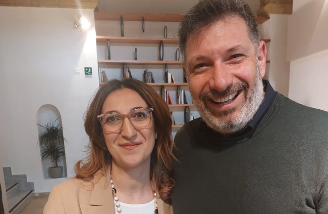 Luca Gintili e Carmela Petralia