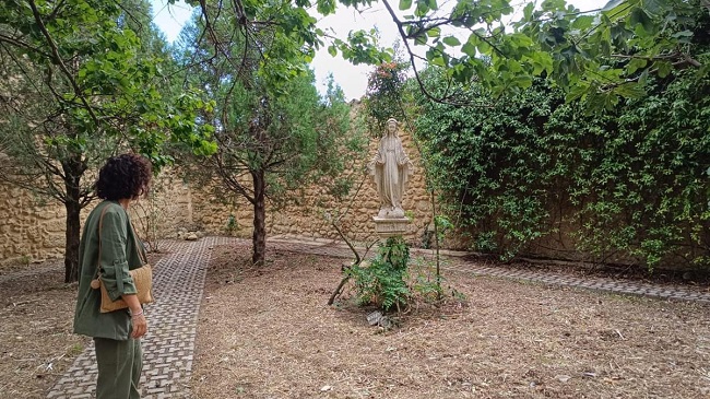 cortile chiesa San Marco a Enna