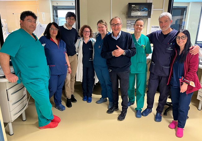 L'equipe di Cardiologia dell'Ospedale Umberto I