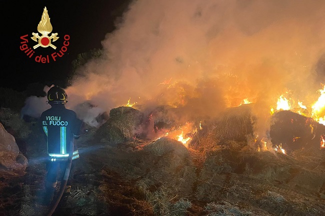 Incendio pagliera